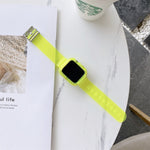 Cinturino in TPU trasparente color caramella per Apple Watch Series 6 e SE e 5 e 4 40 mm, For Apple Watch Series 7  41mm / & 6 & SE & 5 & 4 40mm