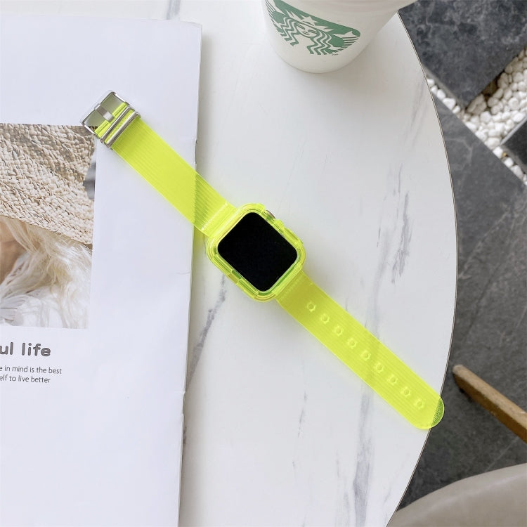 Cinturino in TPU trasparente color caramella per Apple Watch Series 6 e SE e 5 e 4 40 mm, For Apple Watch Series 7  41mm / & 6 & SE & 5 & 4 40mm