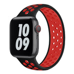 Cinturino elastico in silicone per Apple Watch Series 6 e SE e 5 e 4 40 mm / 3 e 2 e 1 38 mm, lunghezza: 160 mm, 160mm (White Black), 160mm (Black), 160mm (Black Yellow), 160mm (Black Grey), 160mm (Red Black), 160mm (Black White), 160mm (Black Red)    ...