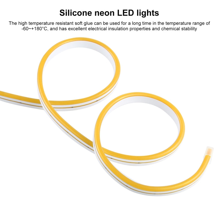 CJ-1206 12V 6A 5m IP65 Striscia luminosa a LED al neon in silicone impermeabile, spina americana