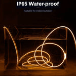 CJ-1206 12V 6A 5m IP65 Striscia luminosa a LED al neon in silicone impermeabile, spina americana