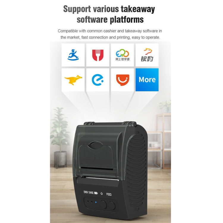 Stampante termica portatile Bluetooth 58mm per ricevute