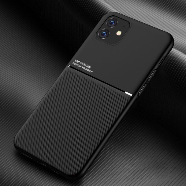 Classic Tilt Strip Grain Custodia magnetica antiurto per PC + TPU, For iPhone 6, For iPhone 6 Plus, For iPhone SE 2022 / SE 2020 / 8 / 7, For iPhone 8 Plus / 7 Plus, For iPhone 11, For iPhone 11 Pro