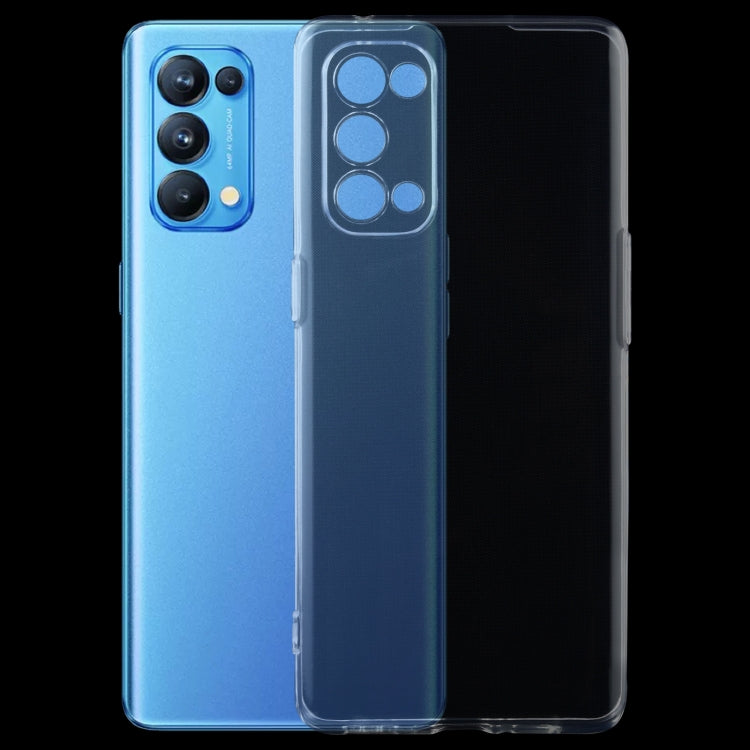 Custodia TPU trasparente ultrasottile per OPPO Reno5 Pro