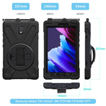 Custodia silicone antiurto per tablet 8" Samsung e Lenovo