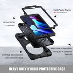 Custodia silicone antiurto per tablet 8" Samsung e Lenovo