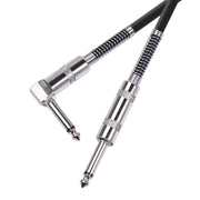 Cavo audio per chitarra elettrica 6,35 mm spina dritta-gomito