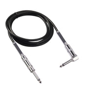 Cavo audio per chitarra elettrica 6,35 mm spina dritta-gomito