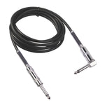Cavo audio per chitarra elettrica 6,35 mm spina dritta-gomito
