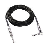 Cavo audio per chitarra elettrica 6,35 mm spina dritta-gomito