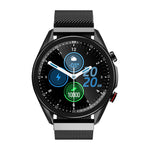 M98 Schermo a colori IPS da 1,28 pollici IP67 Orologio intelligente impermeabile, supporto monitor del sonno / cardiofrequenzimetro / chiamata Bluetooth, stile: cinturino in acciaio, Steel Strap(Black), Steel Strap(Silver)