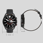 M98 Schermo a colori IPS da 1,28 pollici IP67 Orologio intelligente impermeabile, supporto monitor del sonno / cardiofrequenzimetro / chiamata Bluetooth, stile: cinturino in acciaio, Steel Strap(Black), Steel Strap(Silver)