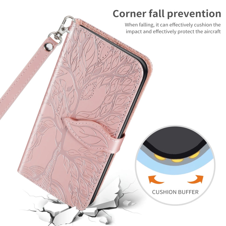 Custodia portafoglio in pelle con motivo a rilievo per iPhone XS