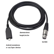 Cavo USB-C maschio a XLR femmina per microfono 2m o 3m