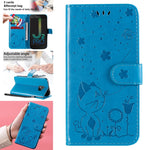 Custodia portafoglio in pelle per Samsung Galaxy