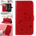 Custodia portafoglio in pelle per Samsung Galaxy