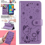 Custodia portafoglio in pelle per Samsung Galaxy