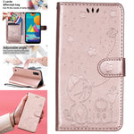 Custodia portafoglio in pelle per Samsung Galaxy