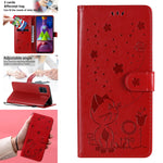 Custodia portafoglio in pelle per Samsung Galaxy