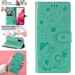 Custodia portafoglio in pelle a ribalta per Samsung Galaxy S20 FE