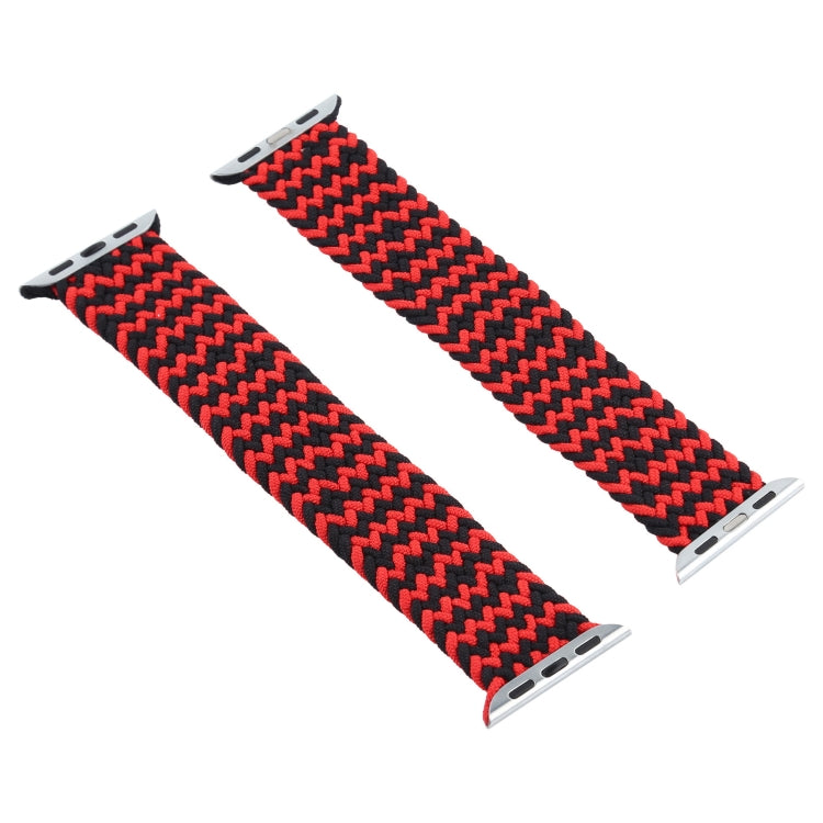 Cinturini di ricambio per cinturino singolo intrecciato in nylon di colore misto per Apple Watch Series 6 e SE e 5 e 4 40 mm / 3 e 2 e 1 38 mm, S, M, L