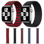 Cinturini di ricambio per cinturino singolo intrecciato in nylon di colore misto per Apple Watch Series 6 e SE e 5 e 4 40 mm / 3 e 2 e 1 38 mm, S, M, L