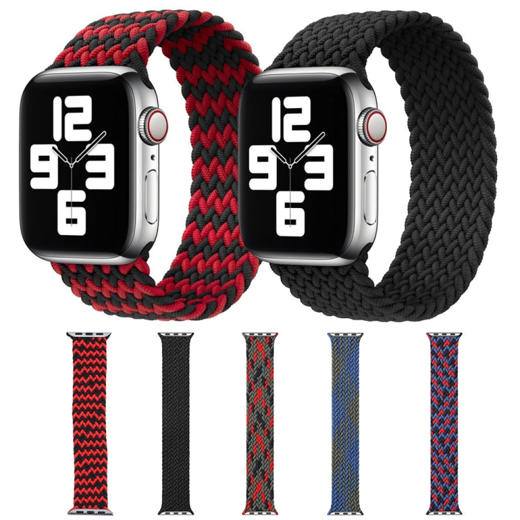 Cinturini di ricambio per cinturino singolo intrecciato in nylon di colore misto per Apple Watch Series 6 e SE e 5 e 4 40 mm / 3 e 2 e 1 38 mm, S, M, L