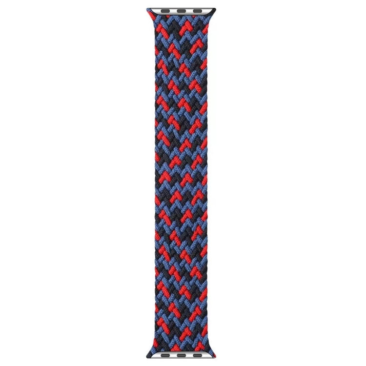 Cinturini di ricambio per cinturino singolo intrecciato in nylon di colore misto per Apple Watch Series 6 e SE e 5 e 4 44 mm / 3 e 2 e 1 42 mm, S, M, L