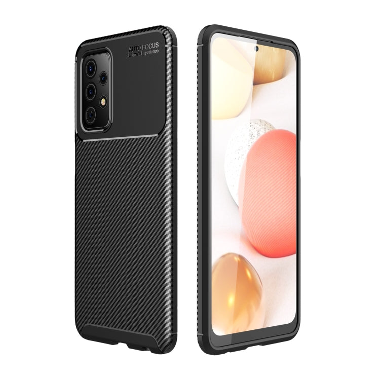 Custodia TPU con trama fibra di carbonio per Samsung Galaxy A52 5