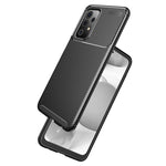 Custodia TPU con trama fibra di carbonio per Samsung Galaxy A52 5