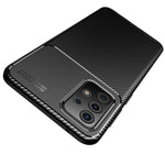 Custodia TPU con trama fibra di carbonio per Samsung Galaxy A52 5