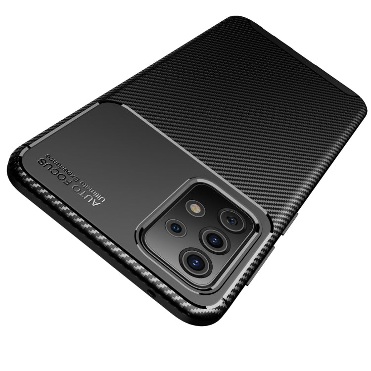 Custodia TPU con trama fibra di carbonio per Samsung Galaxy A52 5