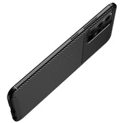 Custodia TPU con trama fibra di carbonio per Samsung Galaxy A52 5