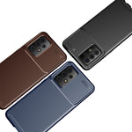 Custodia TPU con trama fibra di carbonio per Samsung Galaxy A52 5