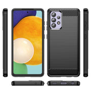 Custodia TPU fibra di carbonio per Samsung Galaxy A52 5G
