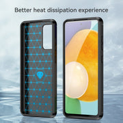 Custodia TPU fibra di carbonio per Samsung Galaxy A52 5G
