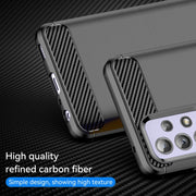Custodia TPU fibra di carbonio per Samsung Galaxy A52 5G