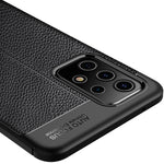 Custodia TPU con texture Litchi per Samsung Galaxy A52 5G
