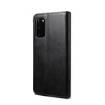 Custodia portafoglio in pelle con slot carte per Galaxy S20