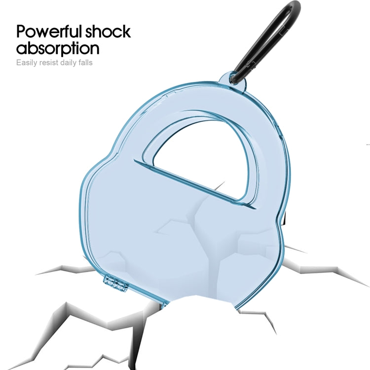 Custodia protettiva in PP per AirPods Max con gancio
