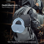 Custodia protettiva in PP per AirPods Max con gancio