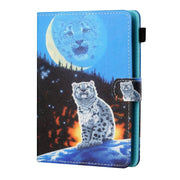 Filo da cucito Custodia in pelle piatta verniciata orizzontale con copri penna e striscia antiscivolo e slot per schede e supporto, For 7 inch Tablet PC Universal, For 8 inch Tablet PC Universal