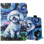 Filo da cucito Custodia in pelle piatta verniciata orizzontale con copri penna e striscia antiscivolo e slot per schede e supporto, For 7 inch Tablet PC Universal, For 8 inch Tablet PC Universal