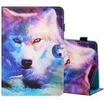 Filo da cucito Custodia in pelle piatta verniciata orizzontale con copri penna e striscia antiscivolo e slot per schede e supporto, For 7 inch Tablet PC Universal, For 8 inch Tablet PC Universal