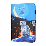 Filo da cucito Custodia in pelle piatta verniciata orizzontale con copri penna e striscia antiscivolo e slot per schede e supporto, For Amazon Kindle Fire 7 2019 / 2017 / 2015, For Samsung Galaxy Tab A 10.1 (2019) T510 / T515