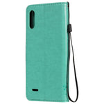 Custodia portafoglio in pelle sintetica per LG K22