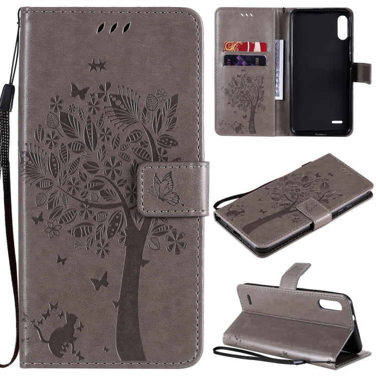 Custodia portafoglio in pelle sintetica per LG K22