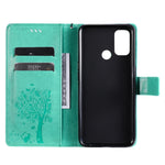 Custodia portafoglio in pelle sintetica per OPPO A32 e A53