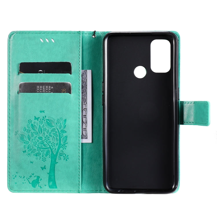 Custodia portafoglio in pelle sintetica per OPPO A32 e A53