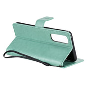 Custodia in pelle sintetica a vibrazione orizzontale con motivo ad albero e gatto con supporto e fessure per carte, portafoglio e cordino, For OPPO Reno4 Pro 4G, For OnePlus 8T